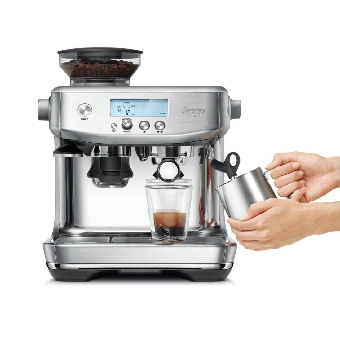 The Barista Pro espressomaskine - Brushed Stainless Steel